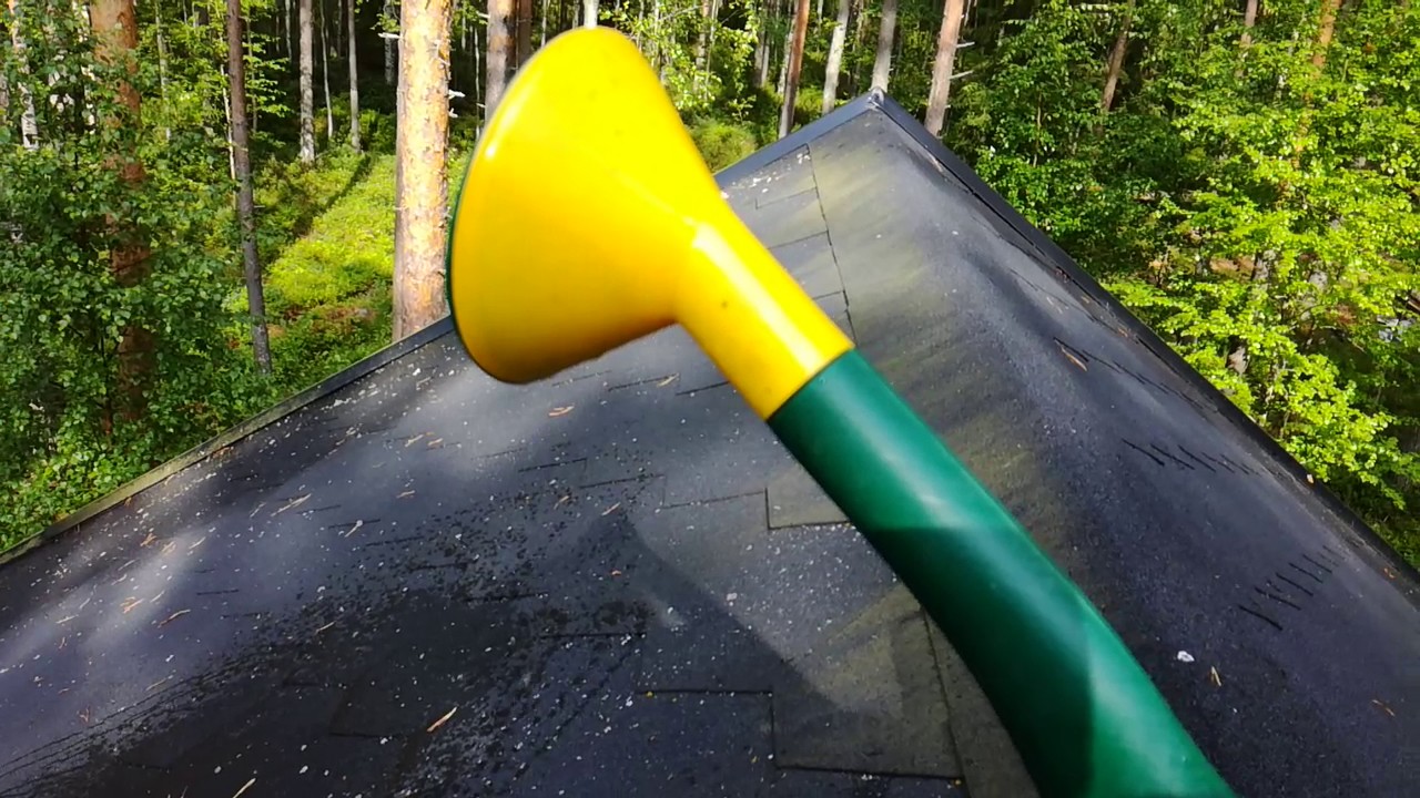 Sammaleen kastelu tuhkavedellä