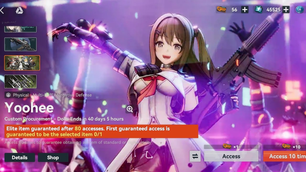 [Girls Frontline 2: Exilium] Gacha Yoohee + sign weapon