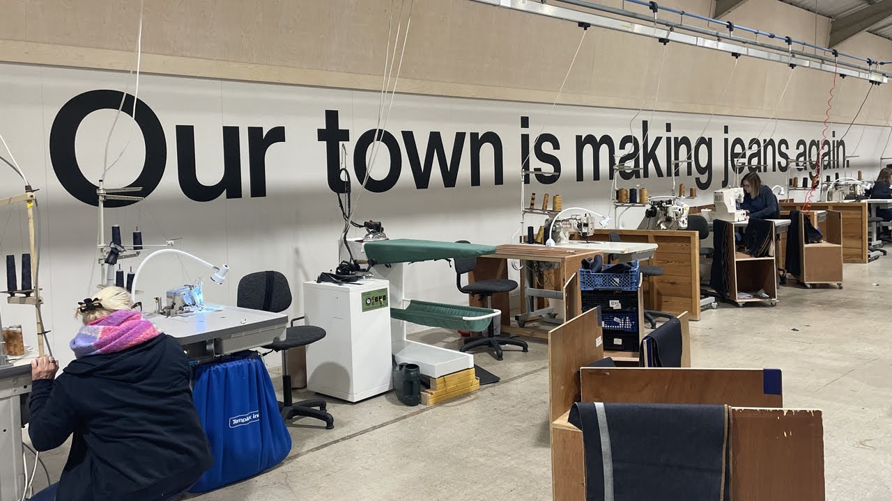 This Week at Hiut. #19 - New Signage, Customer Repairs + Tech Jean Pro.