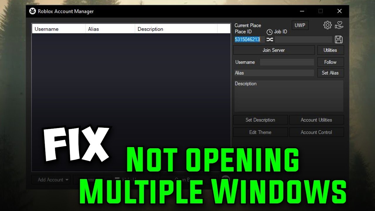 How to Fix Roblox Account Manager Not Opening Multiple Windows