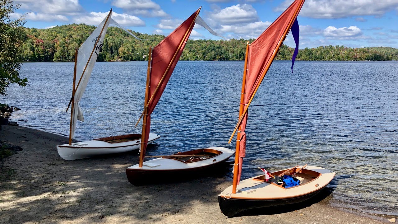 Melonseed Skiff Sailing Magic (Lac Masson, Quebec)
