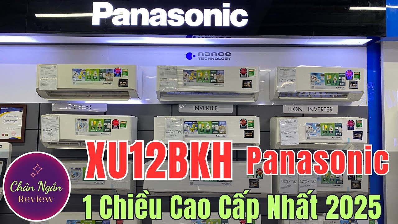 Điều hoà Panasonic 12000 btu XU12BKH Cao cấp nhất 2025 có gì đặc biệt ? Chân Ngắn RV