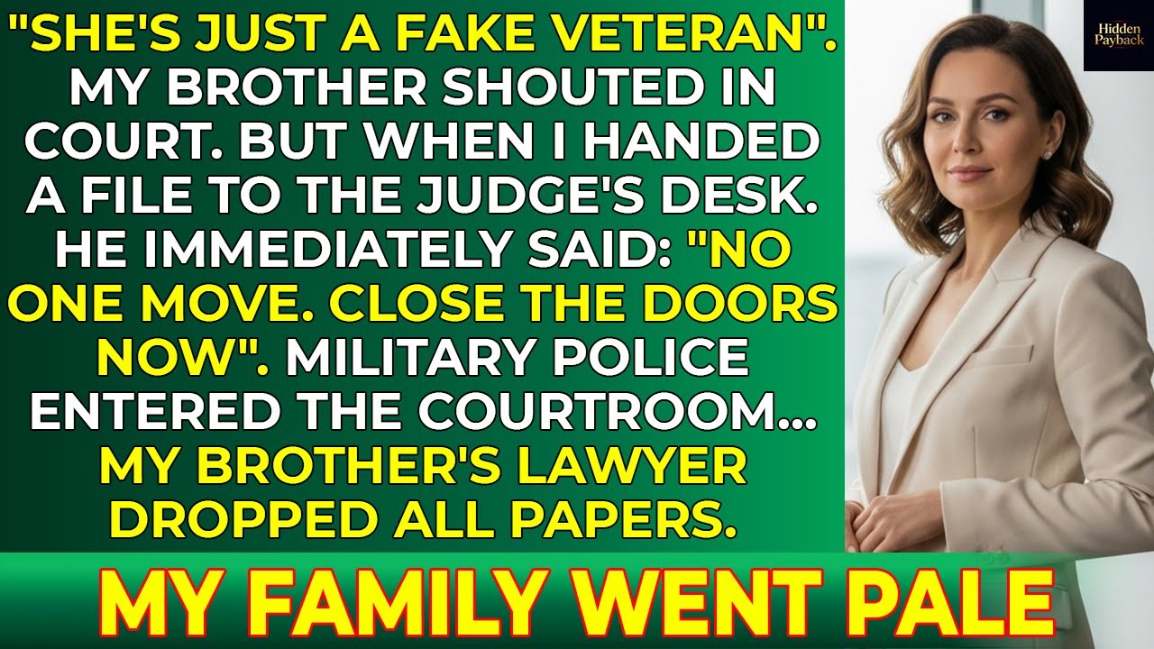My Family Demanded Everything in Court—Then Military Police Stormed In When I Handed the Judge a ...
