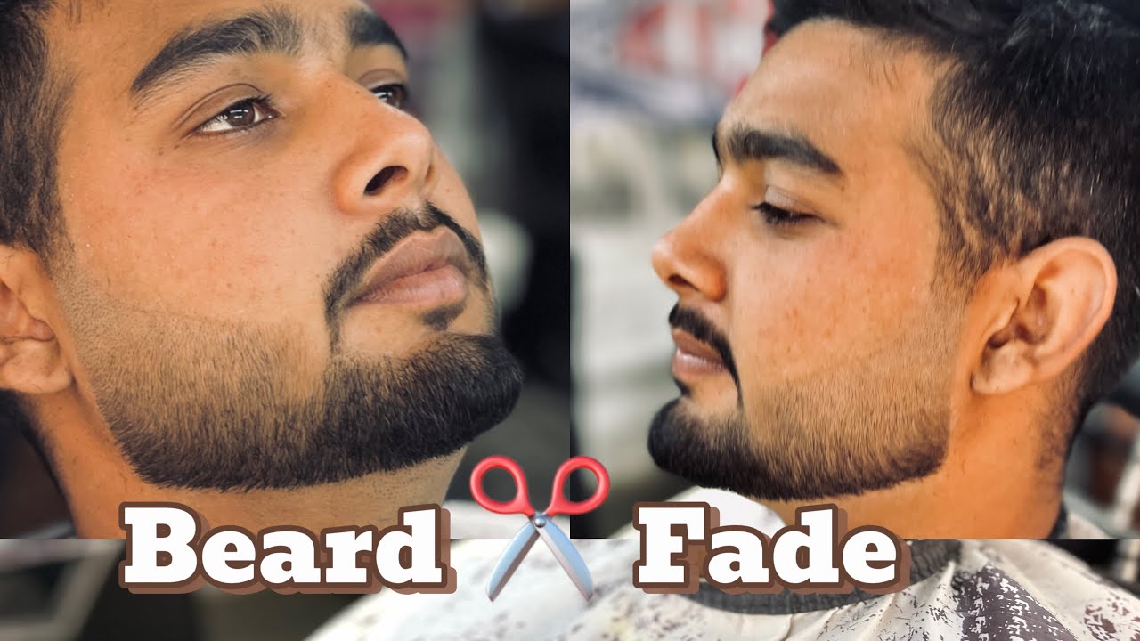 Skin fade beard cutting full video . New beard style. 