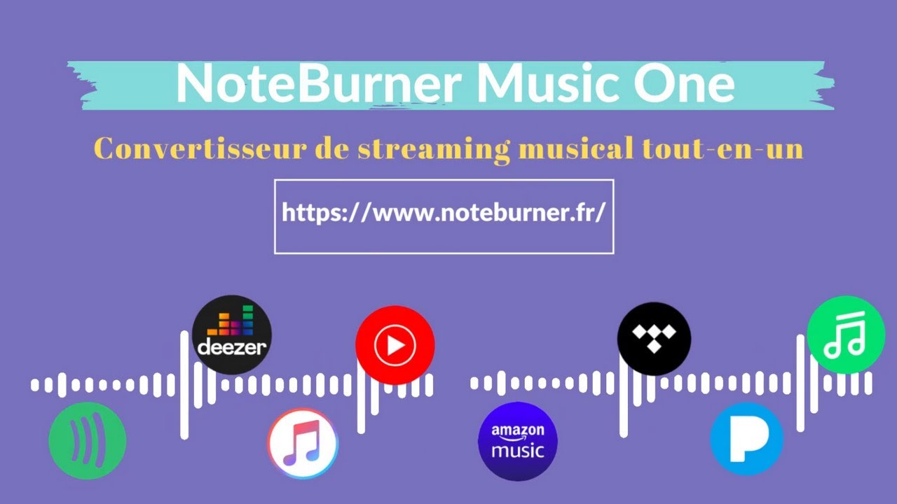 NoteBurner Music One - Convertisseur de streaming  musical tout-en-un !