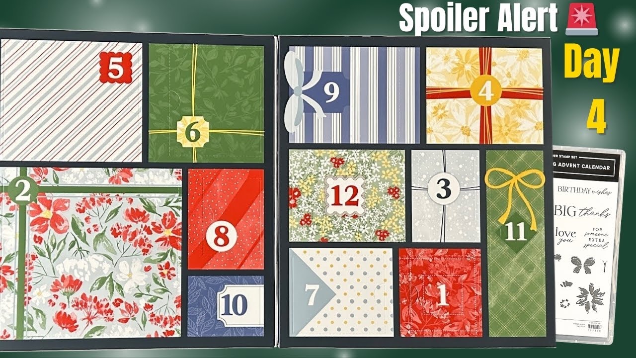 Внимание, спойлер! 🚨 Адвент-календарь на 4-й день! | 12 дней рукоделия