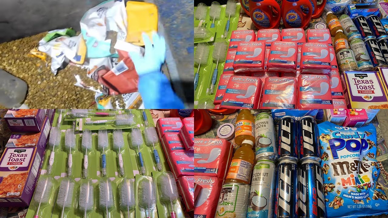 #dumpsterdiving2024 : Jackpot Isang Box na Tide,sanitary napkins, Brush at Dog foods
