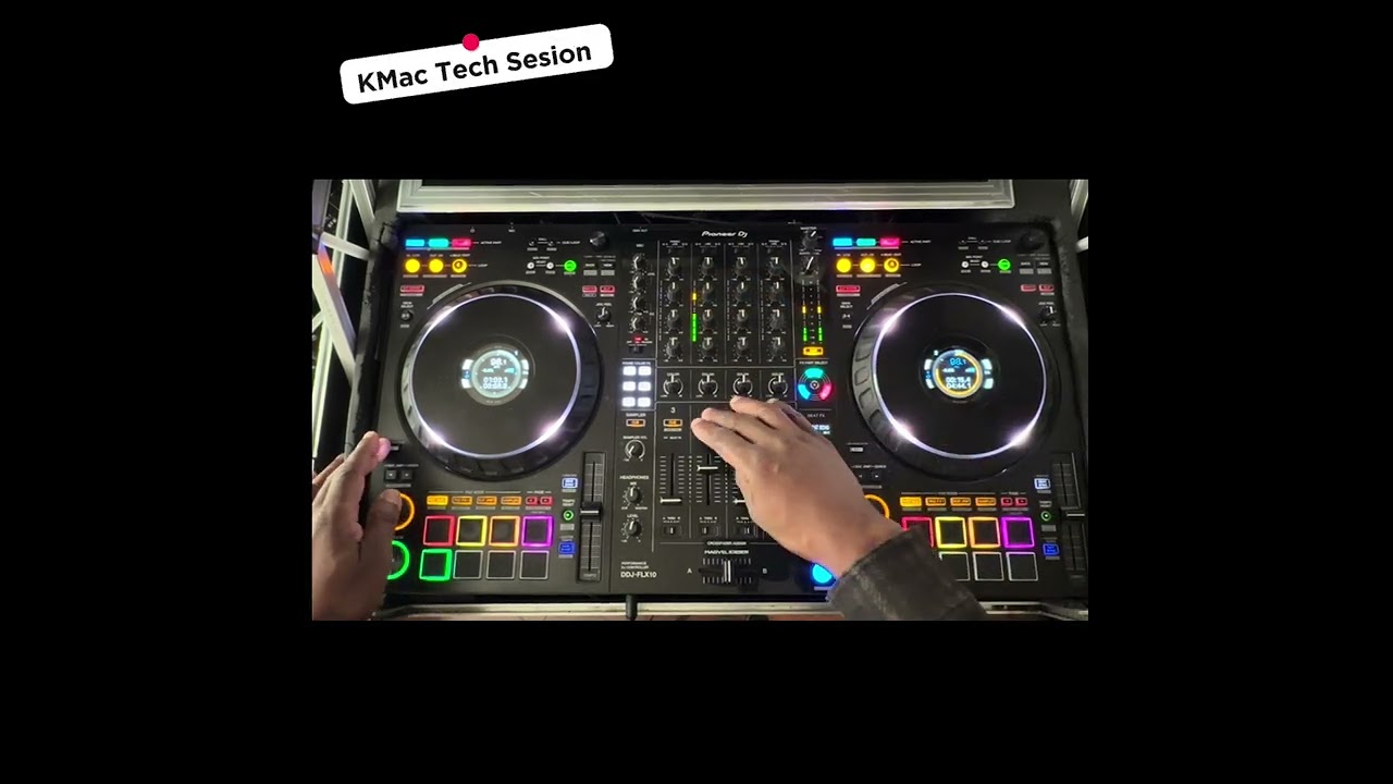 DJ Kevin McAllister's KMac Tech Sessions: DDJ-FLX10 Stems on Channel Frequencies.
