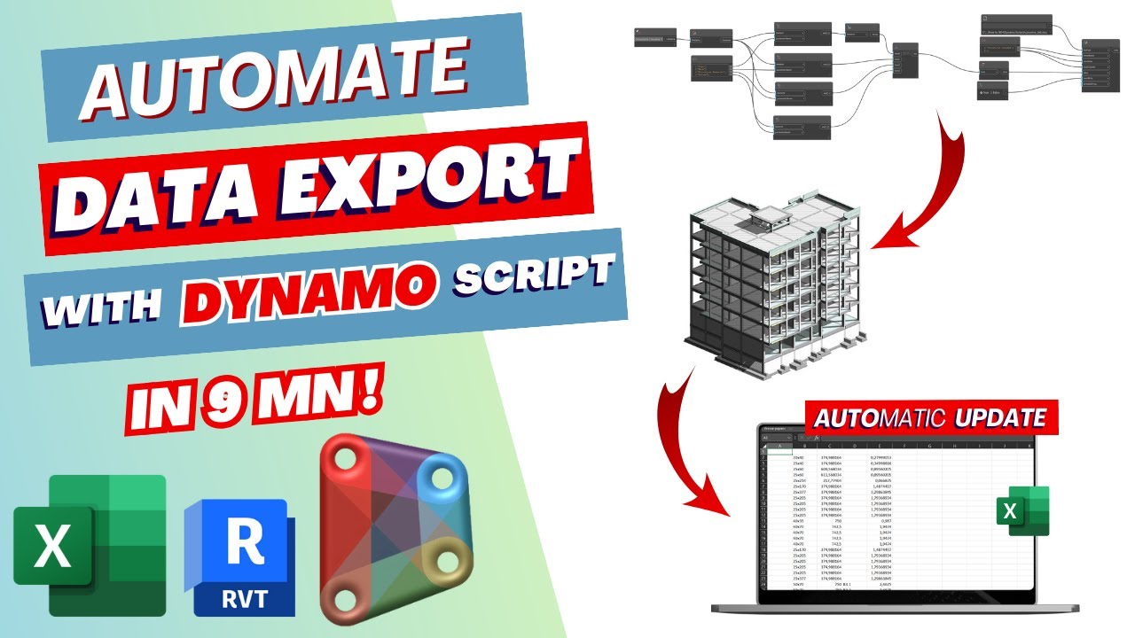 Автоматизируйте экспорт данных и обновление моделей Revit в реальном времени с помощью Dynamo | У...
