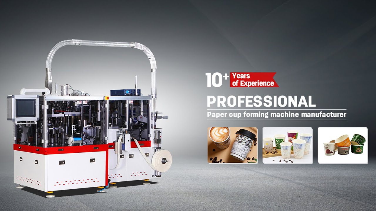 Maquina automatica para fabricar vaso de carton desechable