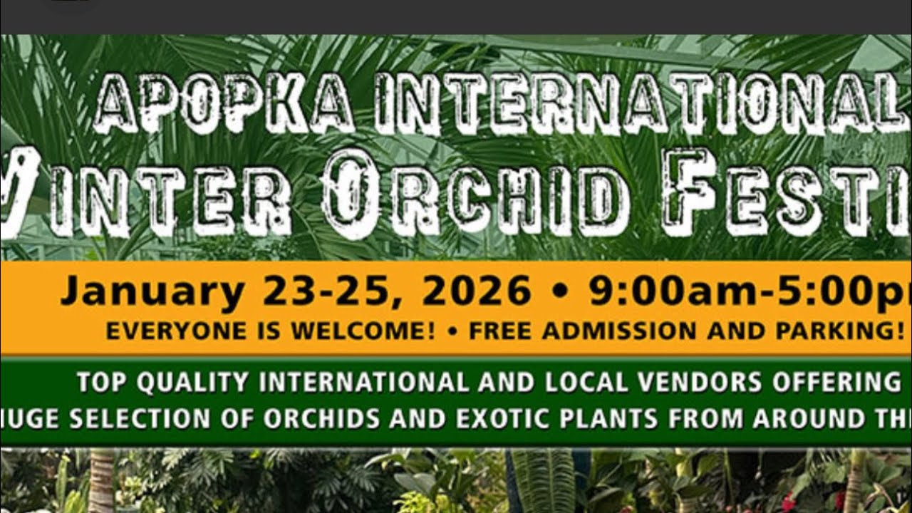 Apopka International Winter Orchids Festival 