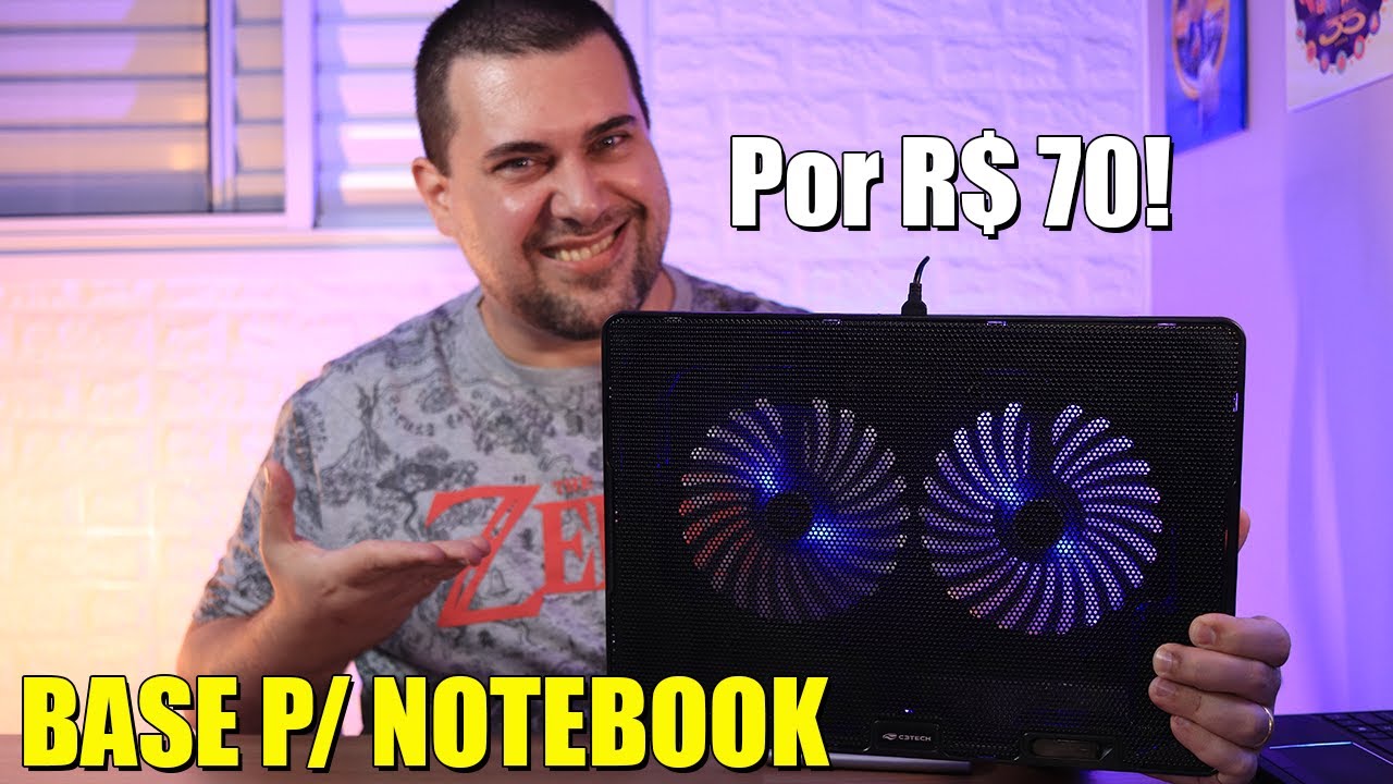 Base Para Notebook Simples, Funcional e Barata!