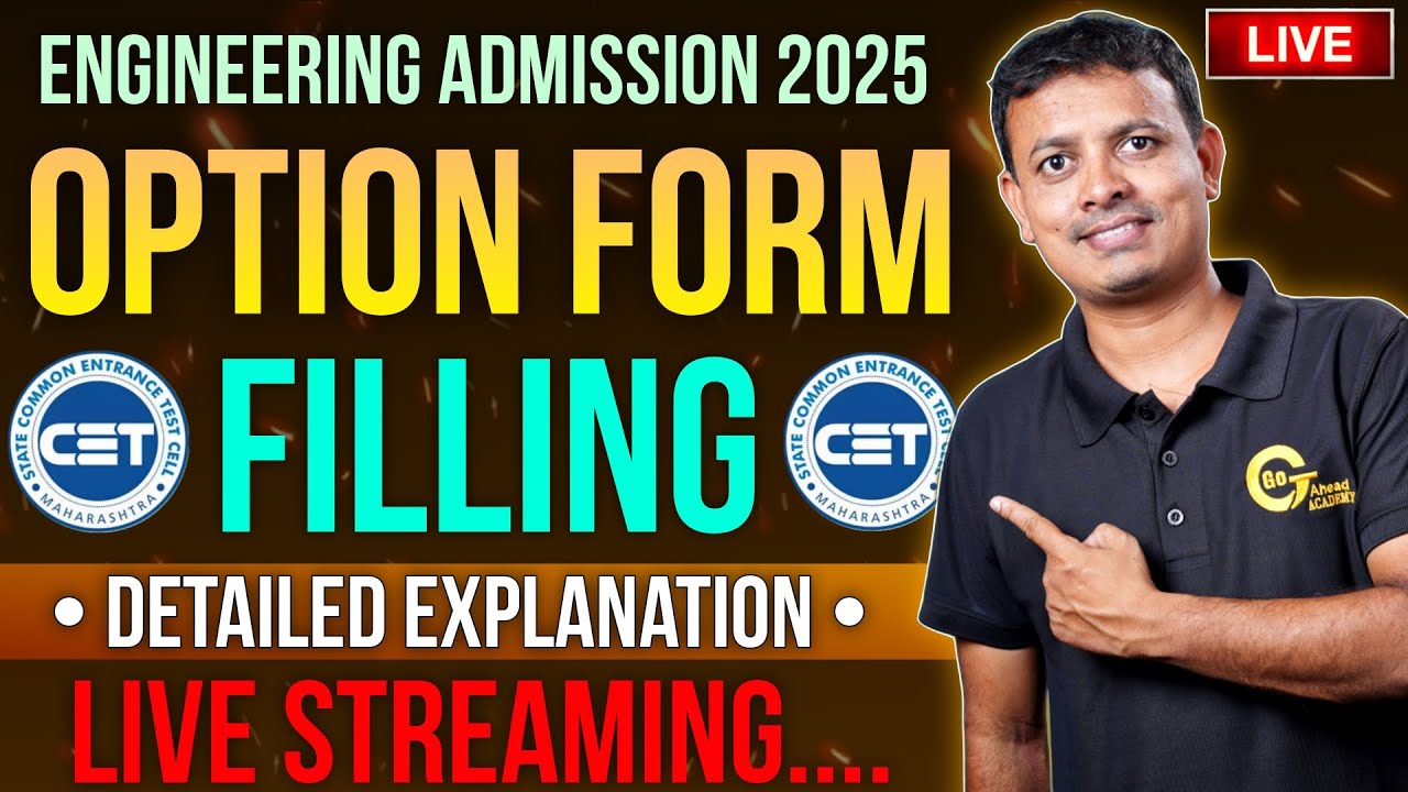Option Form Filling Live Lecture