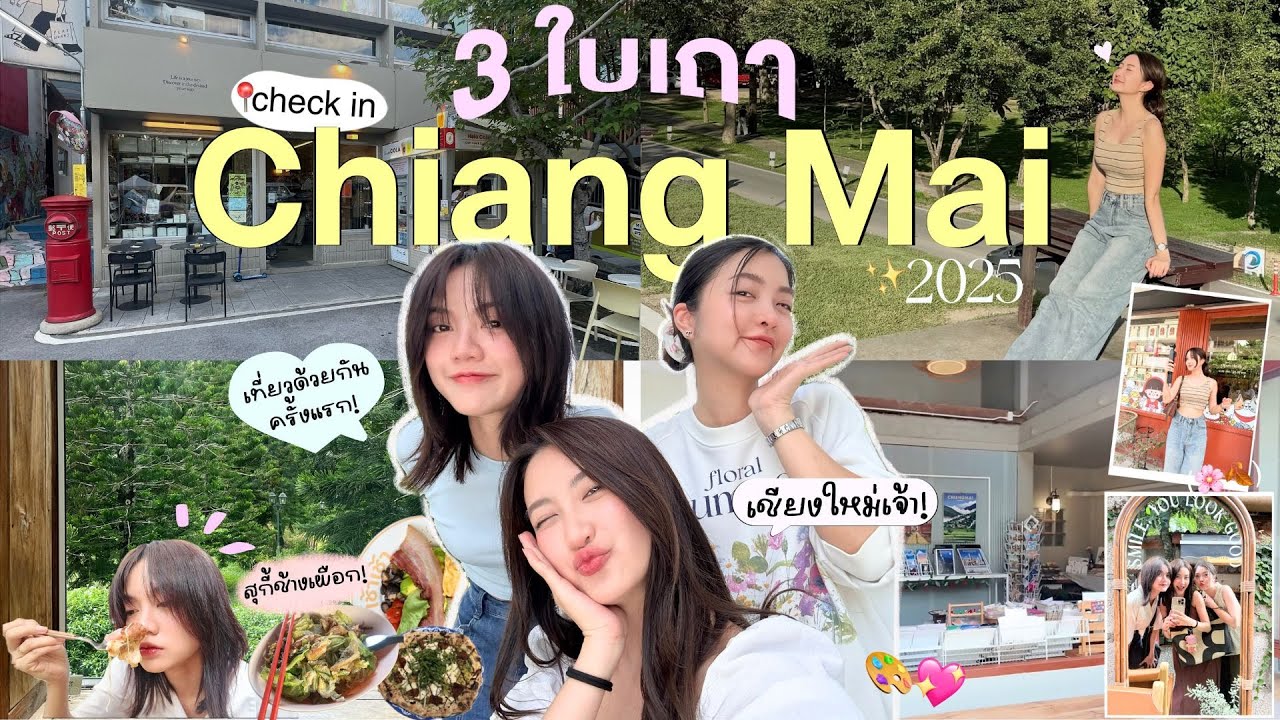VLOG [with สามใบเถา] 🍃🥘 เที่ยวเมืองเชียงใหม่ 2025 กินจุกๆ ร้านอร่อยเพียบ! | Always AOM
