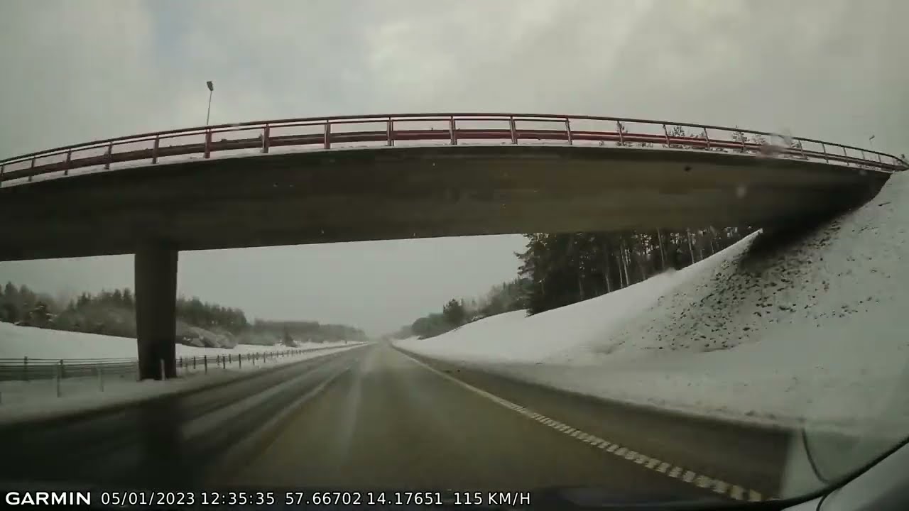 DRIVE #2375: Jönköping-Värnamo (Sweden) (timelapse 4x) *Read Description*