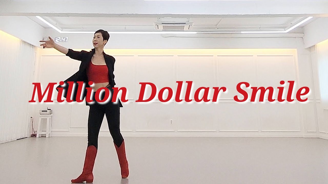 Million Dollar Smile LINEDANCE/중급라인댄스/Choreo:Simon Ward/라인댄스배우는곳 010-5469-9632 민정희 민라인댄스코리아