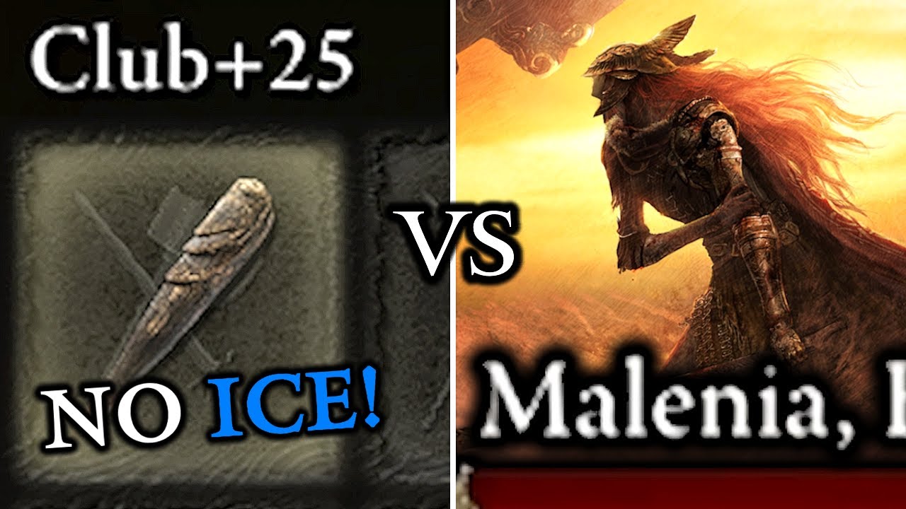 Insane Challenge: Club Only Vs Malenia [Level 1, No Talismans, No Damage]