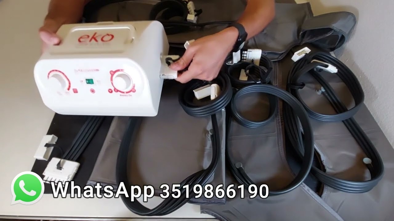 #5 Pressoterapia PressoMassage Ekò, istruzioni su come utilizzarla con 3 accessori