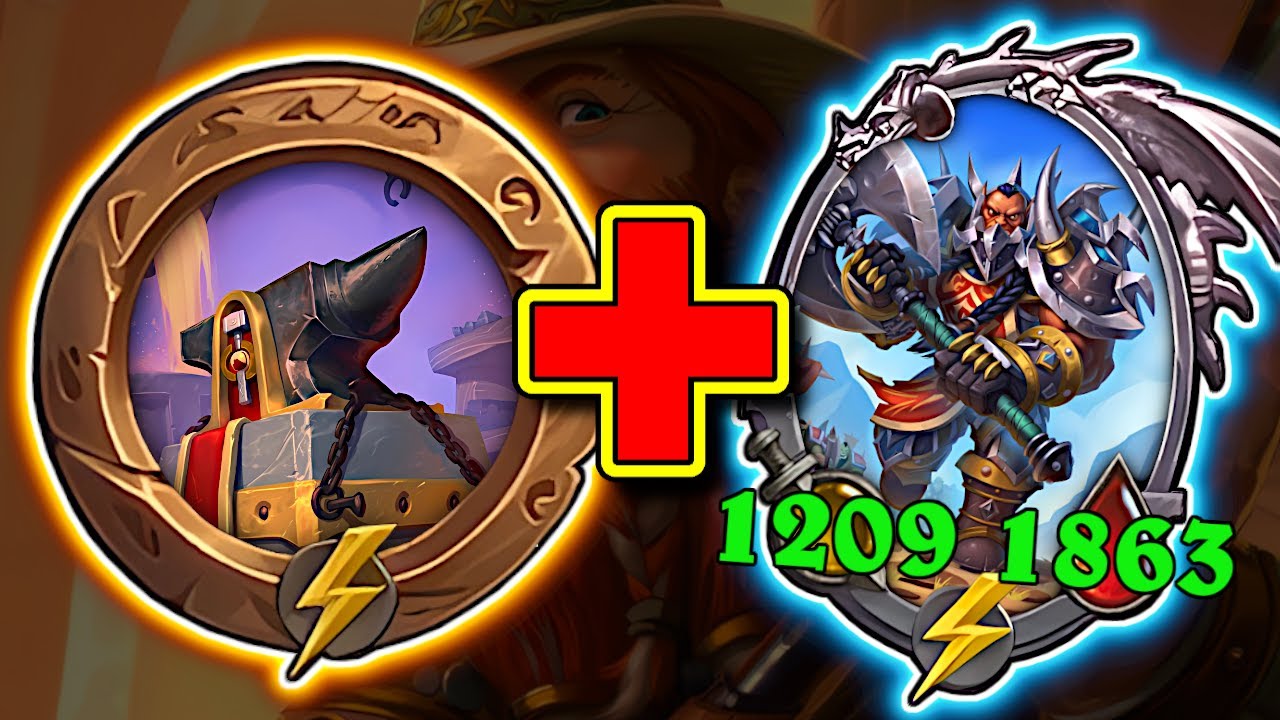 Anvil is BROKEN with this buddy! | Hearthstone Battlegrounds