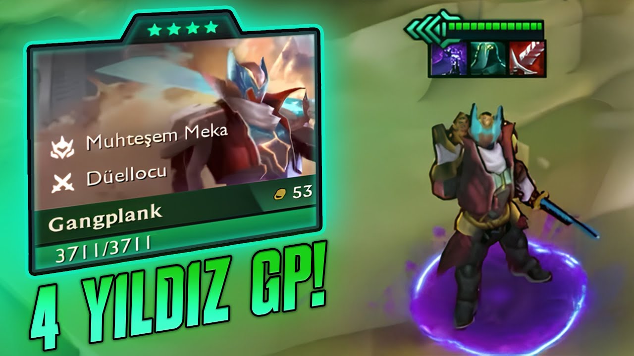 BÖYLE GANGPLANK GÖRÜLMEDİ! 4 Star Gangplank - TFT SET 15 | TUTMAC İLE TFT