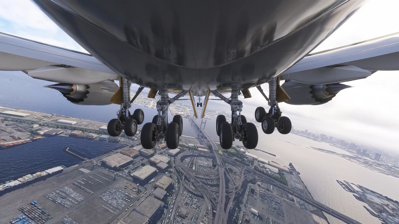 Boeing 747 Emergency Landing #aviation #msfs2024