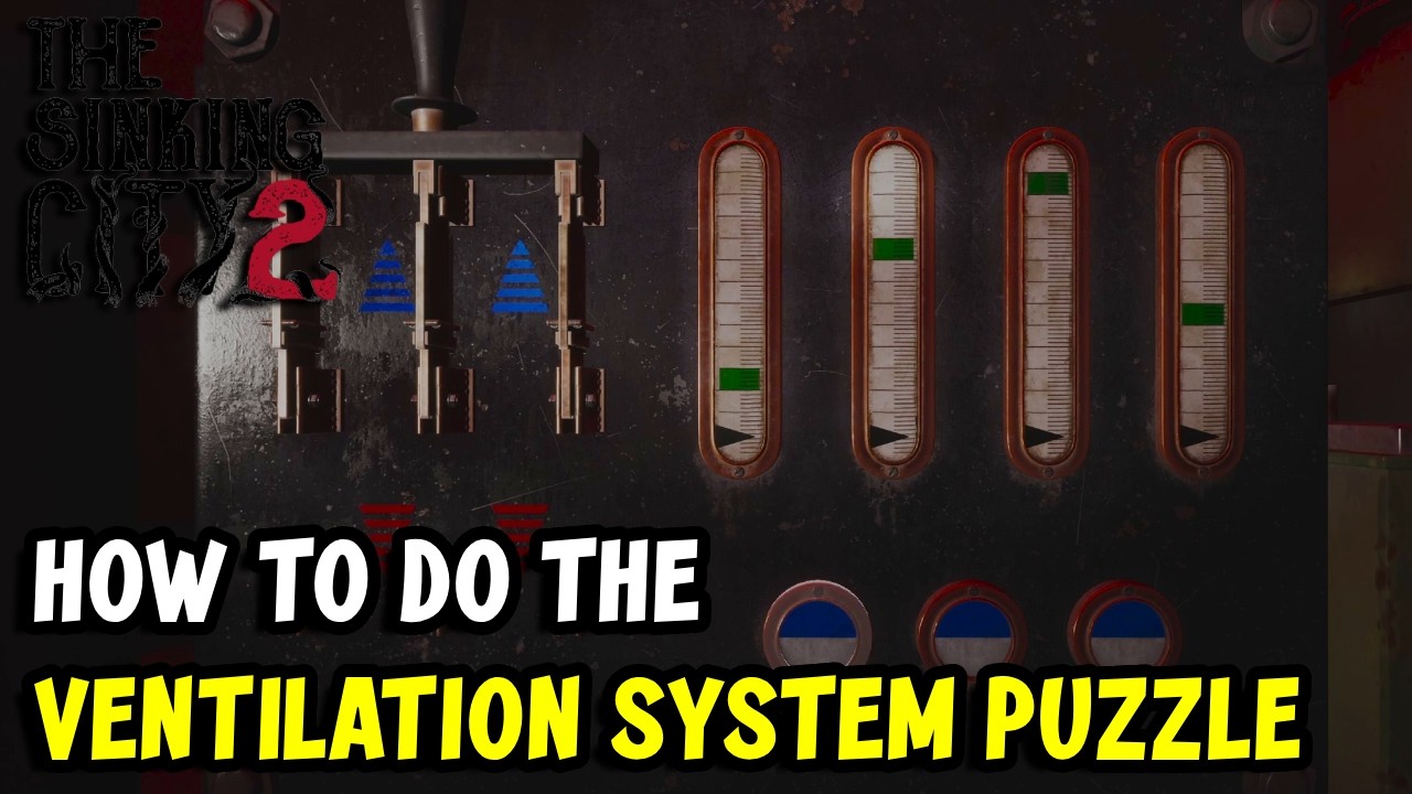 Ventilation System Puzzle Solution in The Sinking City 2