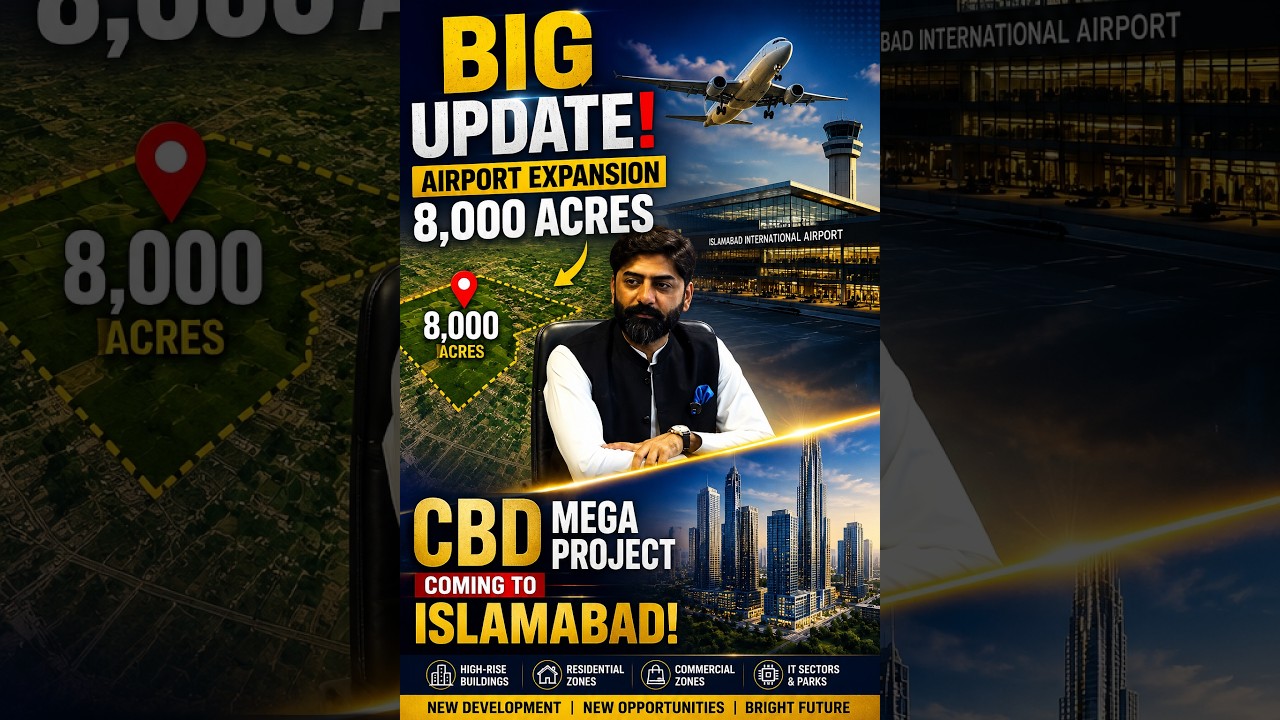 Islamabad Airport Expansion, CBD Projects & Nova City Update | Real Estate Insights with Adeel Riaz