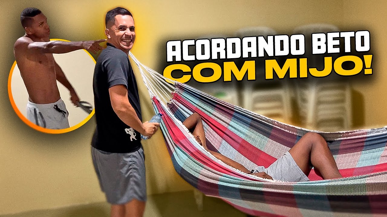 ERIK ACORDOU BETO TIZIU FINGINDO QUE ESTAVA MIJANDO NELE | BETO TIZIU