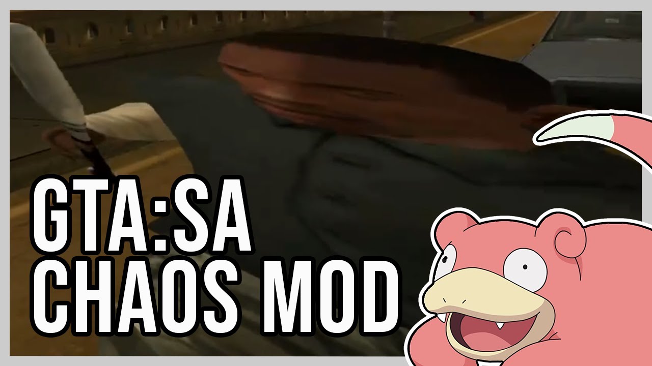 Grove Street's gatekeeper is unbeatable - Jelly Tries GTA:SA Chaos Mod Part 2