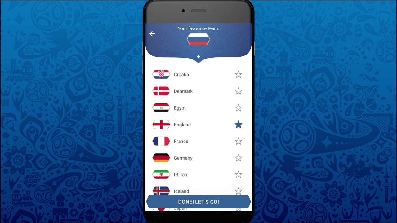 Download the 2018 FIFA World Cup Russia&trade; official App