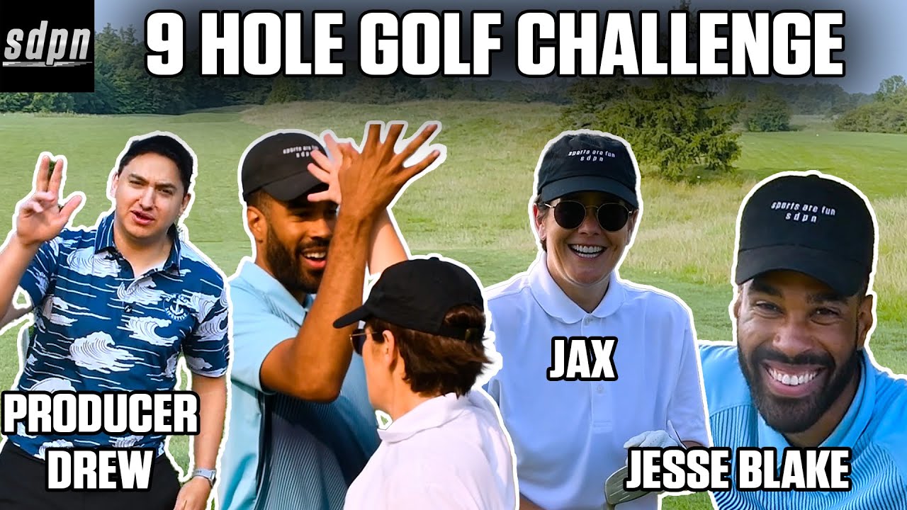9 Hole Challenge: Jesse Blake & Jax vs. Producer Drew | Versus