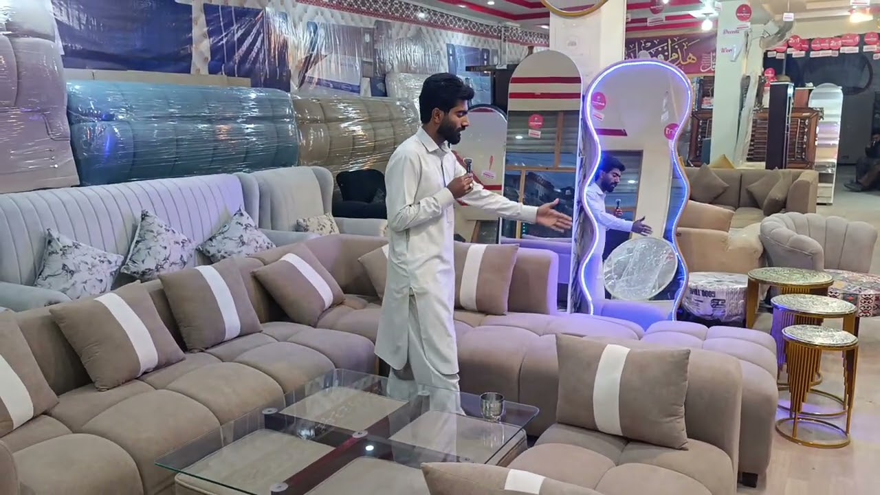We make a furniture sofa  bed sett almari and jehz pkg