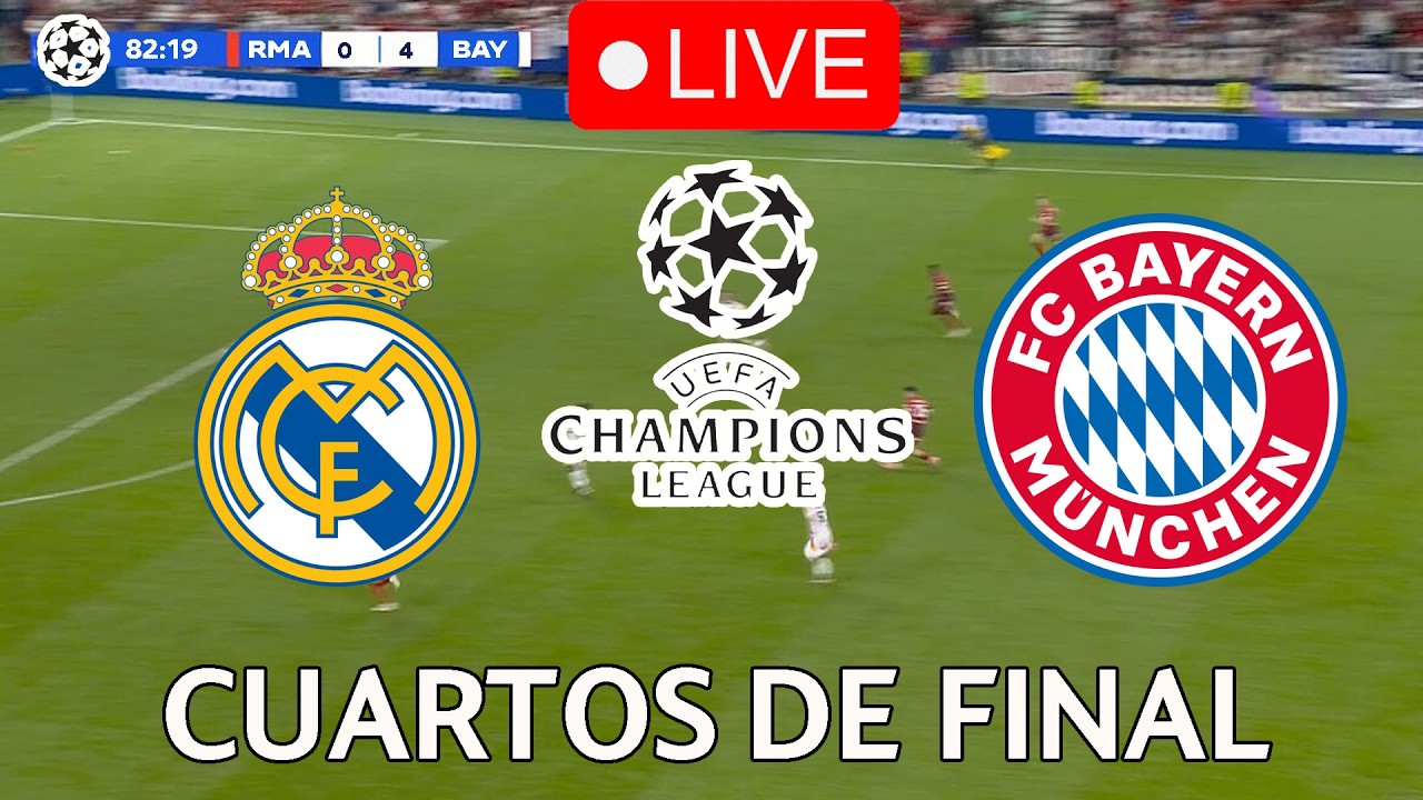 🔴EN VIVO || 🔥MADRID - BAYERN MUNICH EN VIVO 🏆 CHAMPIONS LEAGUE 25/26🏆BAR&Ccedil;A HOY