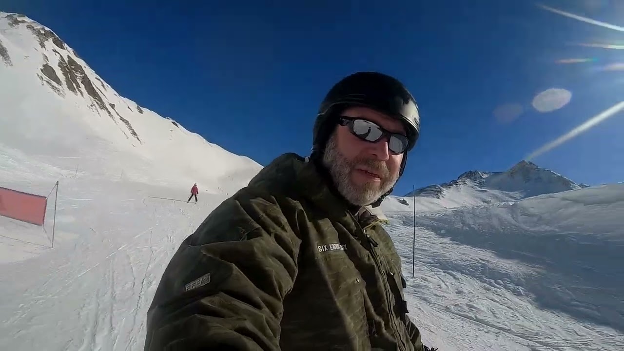 Snow Boarding Tigens Feb 2022 - Adam, Chloe, River & Paul - 1080p 60fps