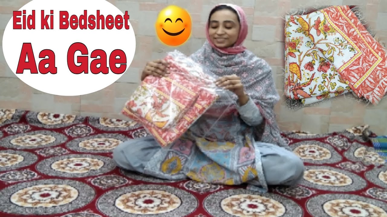 Eid ki  Bedsheet  🛏️  Aa Gae | 😊 Afsha vlogs |