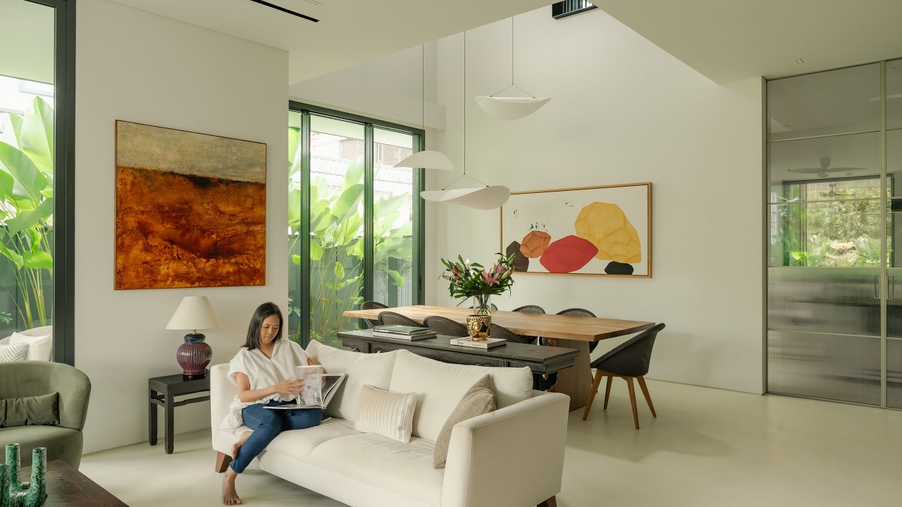 A Beautifully Hidden Tropical Home Designed For Open Living | Singapore