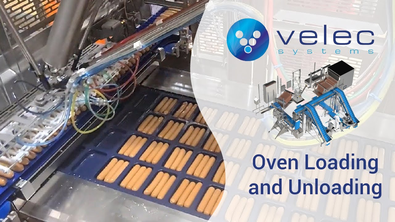 Sausage Processing from Oven Unloading to Packing | Velec Systems