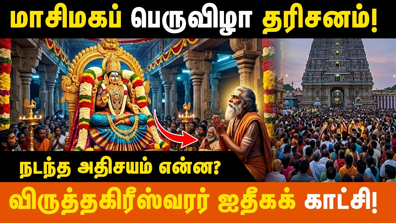 ஆறாம்  நாள் உற்சவம் - பல்லாயிரக்கணக்கான பக்தர்கள் தரிசனம் | Viruthachalam | Viruthagireeswarar