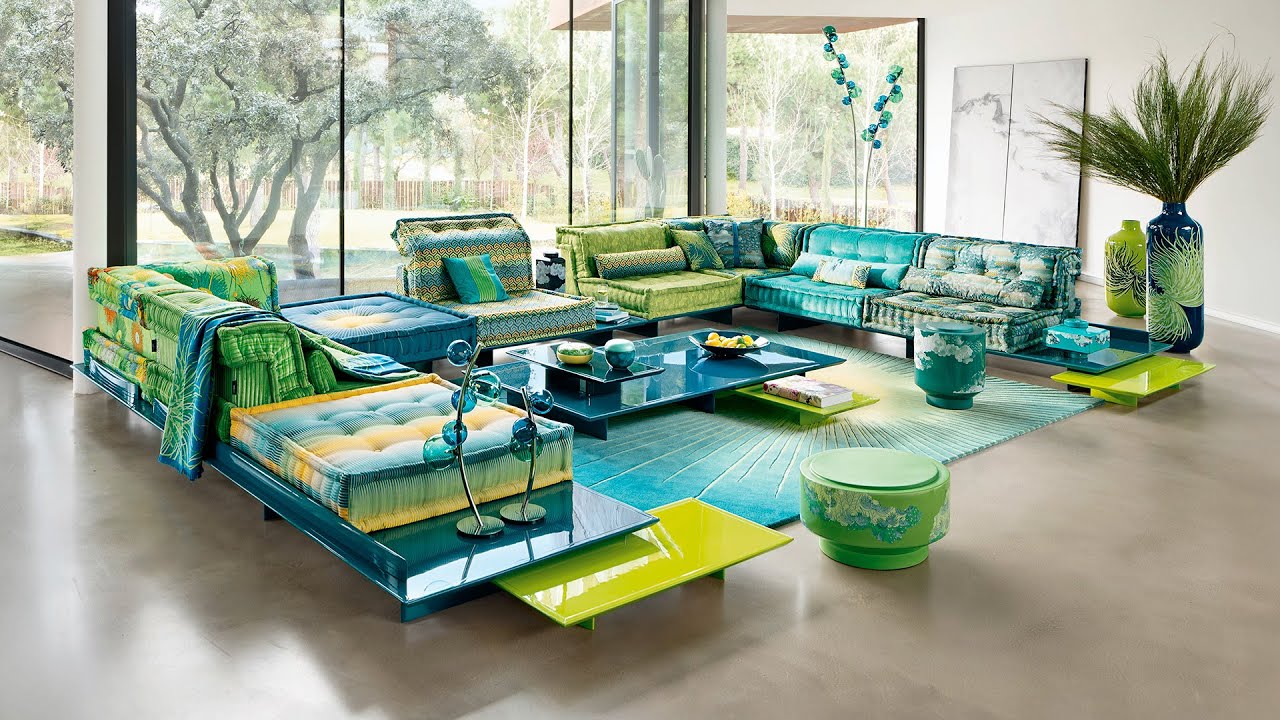 Canapé Mah Jong, design Hans Hopfer