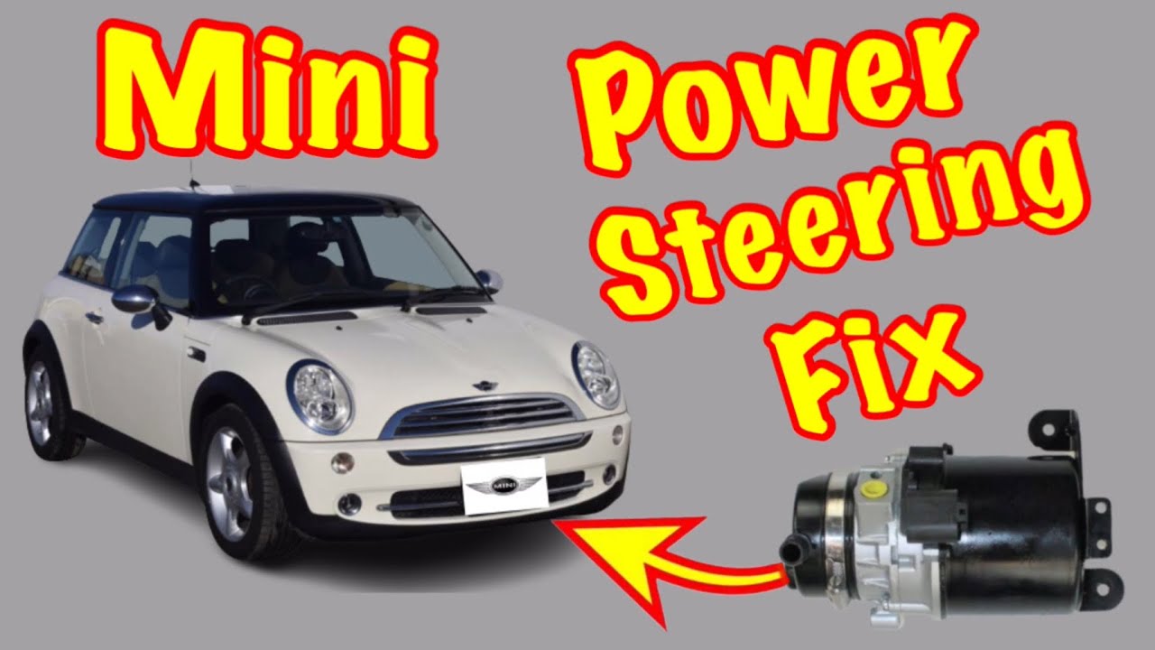Mini Cooper R50 ( Replacing power steering pump ) Repair Fix