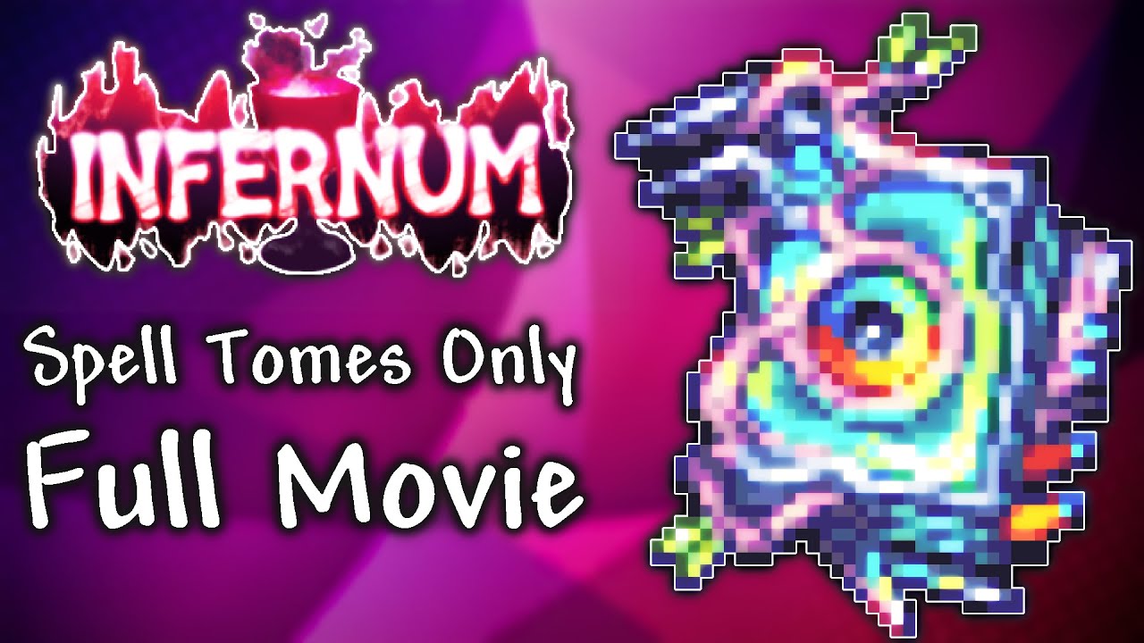 The Spell Tomes Only Experience in Terraria Calamity INFERNUM Mod - FULL MOVIE