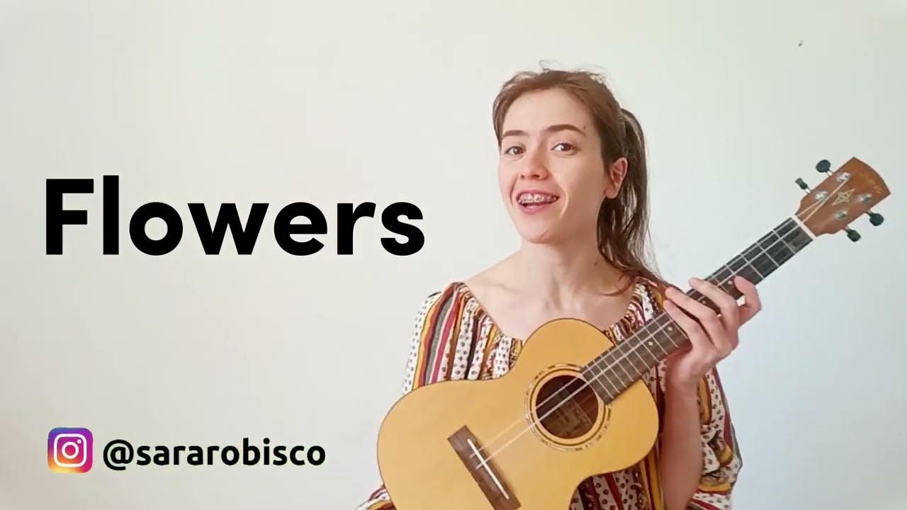 Tutorial Ukelele 🌺 FLOWERS, de Miley Cyrus 🌺 Canciones fáciles para ukelele