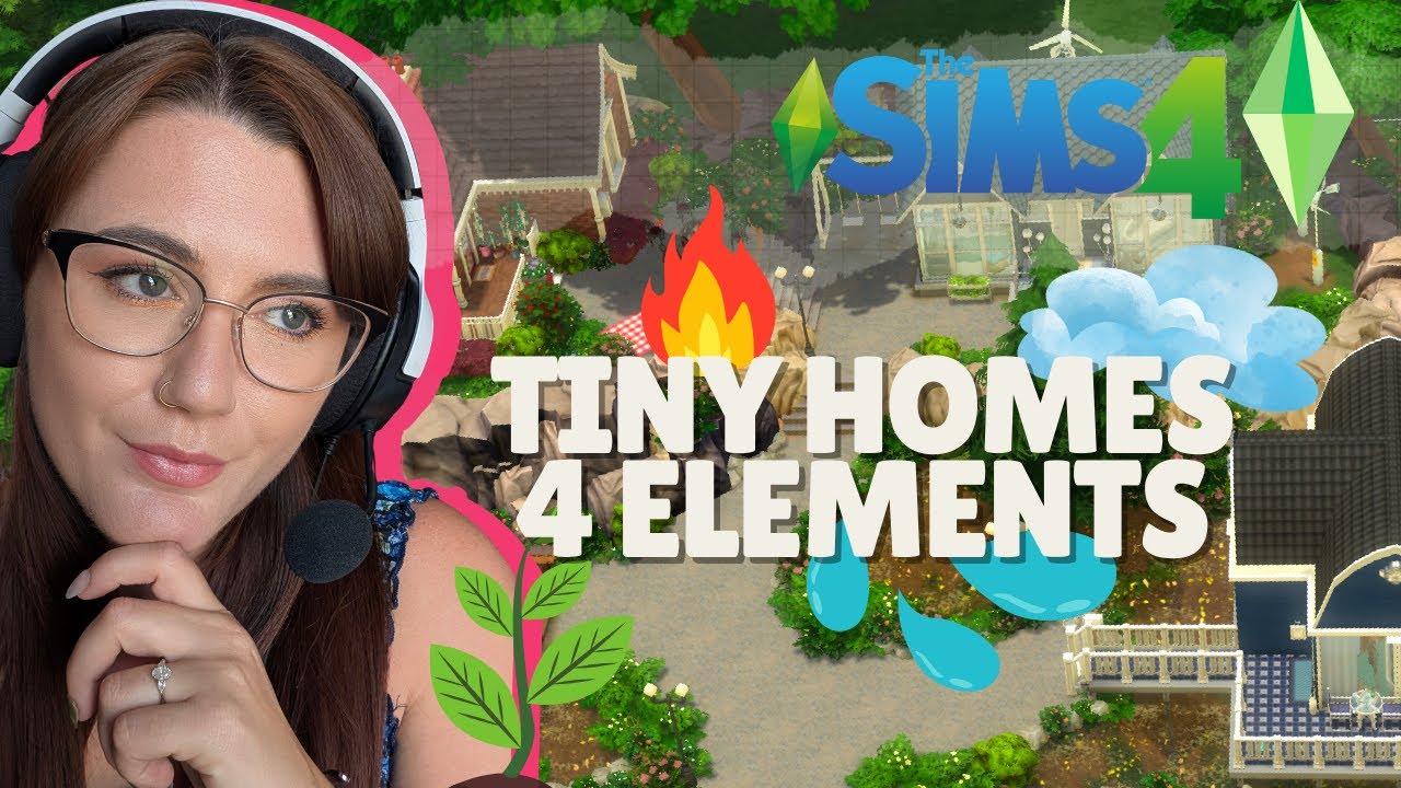 4 TINY HOMES based off the 4 ELEMENTS - Sims 4 Build