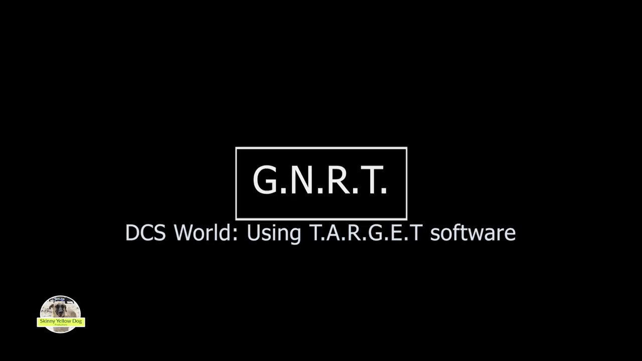 DCS World and Thrustmaster Target software (G.N.R.T)