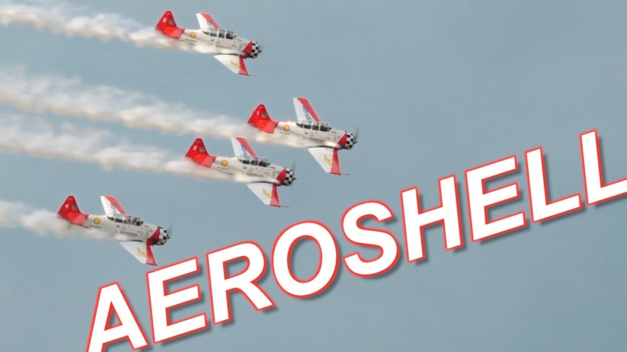 Aeroshell Aerobatic Team T-6 Texan 2019 Abbotsford Airshow (3D Binaural Audio)🎧