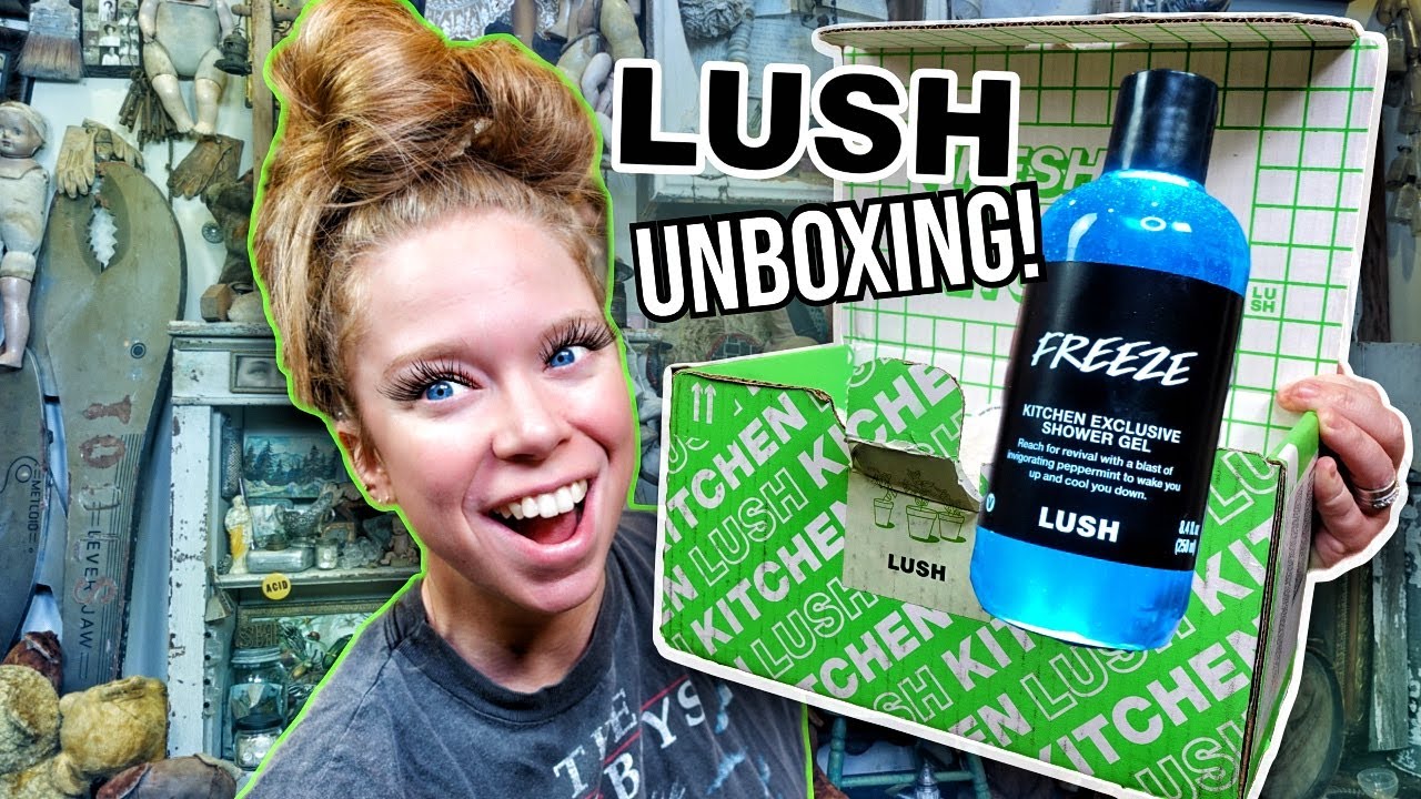 Lost My Sense Of Smell?! Lush AUGUST Makeup Perfume Subscription Box! - Lush Kitchen Unboxing