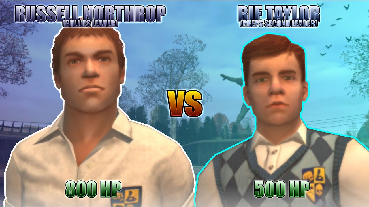 BULLY SE : Russell Northrop (Bullies) vs Bif Taylor (Preppies) Full HD