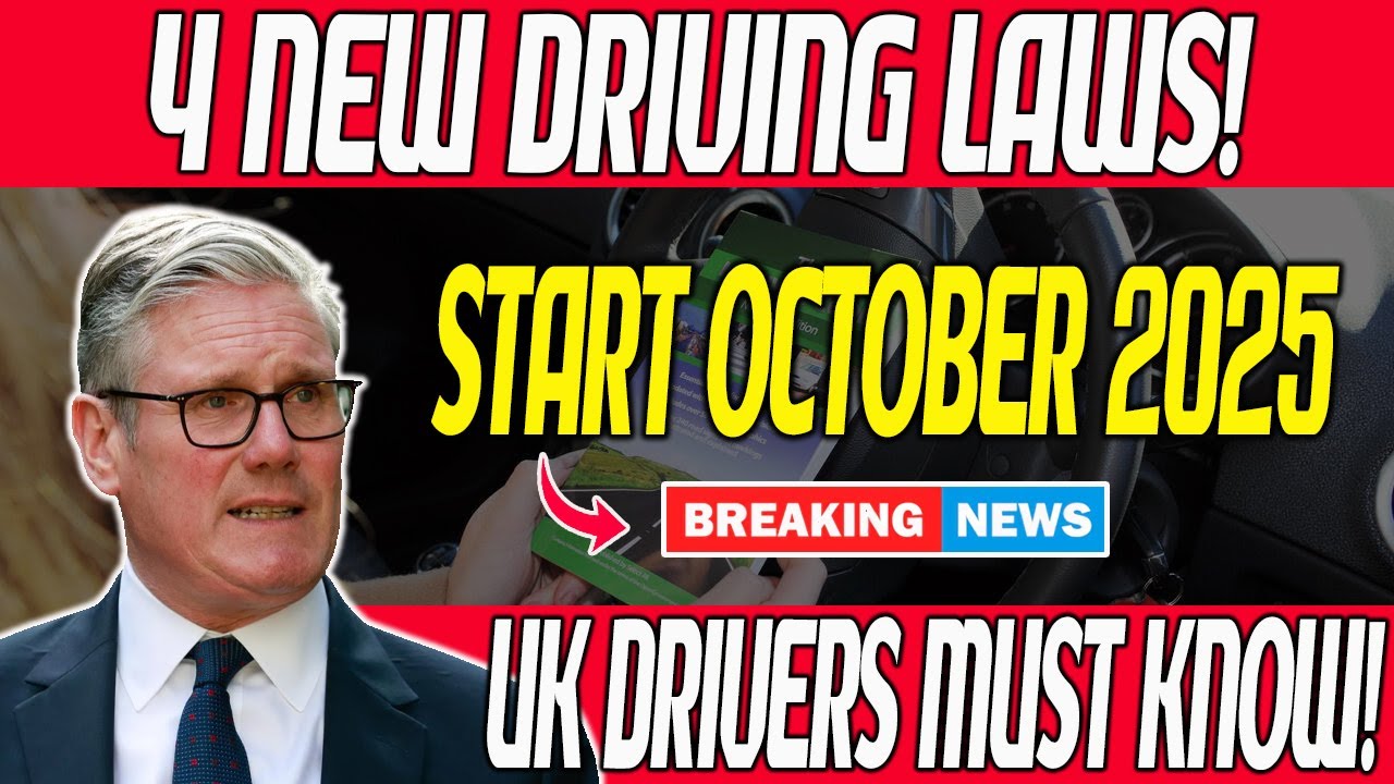 Breaking News: 4 Major Driving Laws Changing in October 2025 &ndash; Every UK Driver Must Know!