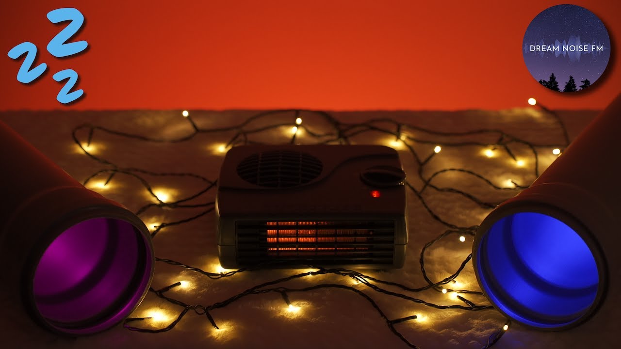 10 Hours of Fan Heater Sound with Deep Pipe Drone | Sleep, Relax, Focus