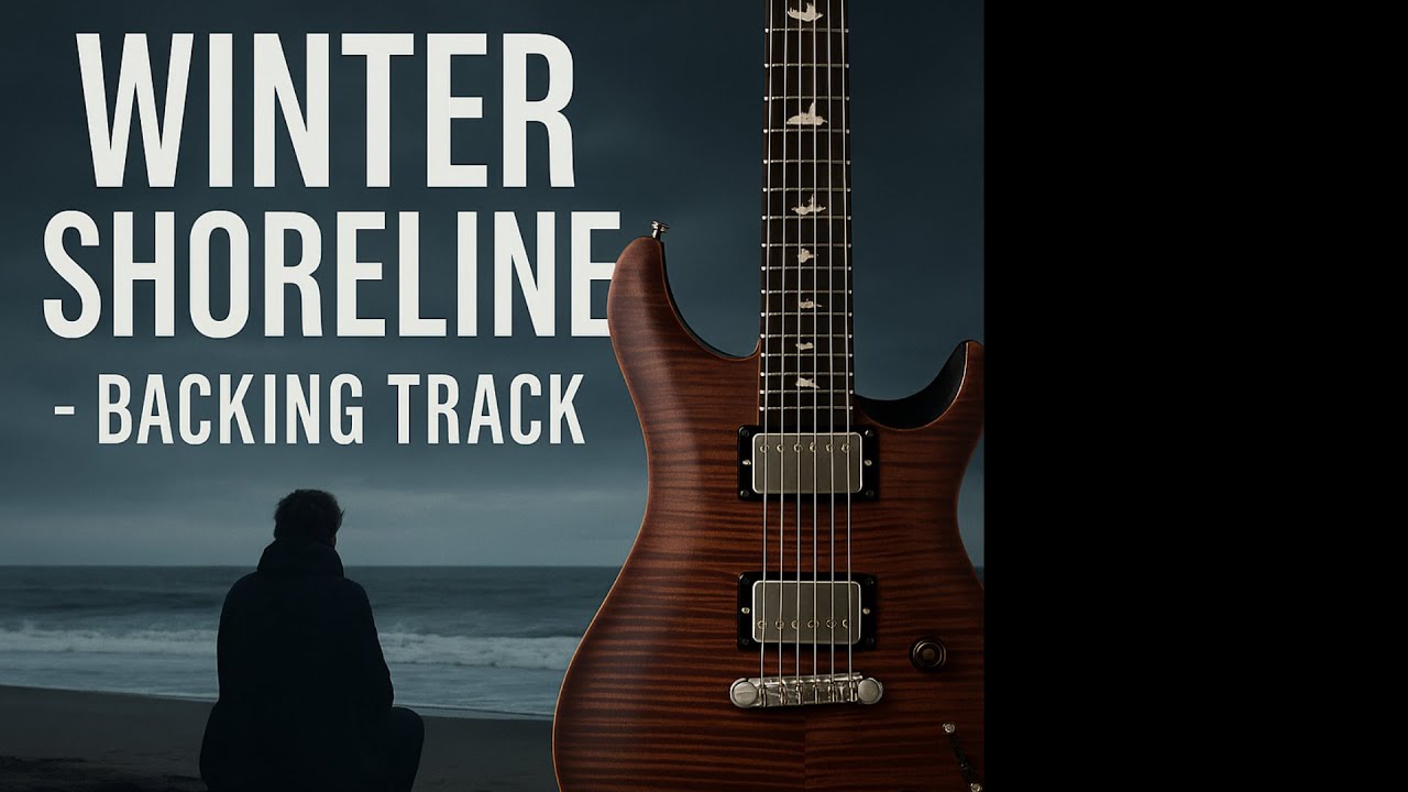🎸 Winter Shore Line | Backing Track Atmospheric / Emotive Guitar Ballad – 86 BPM – Key: A minor